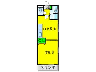 メゾンディーズの物件間取画像